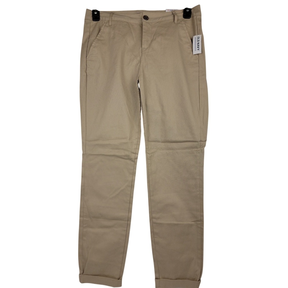 Old Navy Skinny Khaki Pants Women's Size 6 Tan Casual Everyday Comfort
